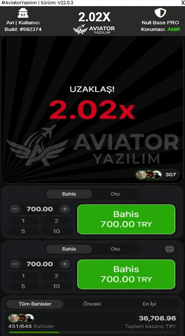 AviatorYazılım ekran 3